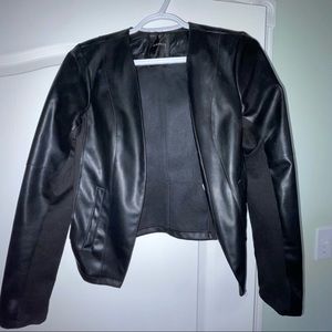 Leather Blazer